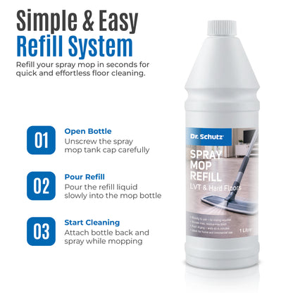 Dr. Schutz Spray Mop Refill for LVT & Hard Floors