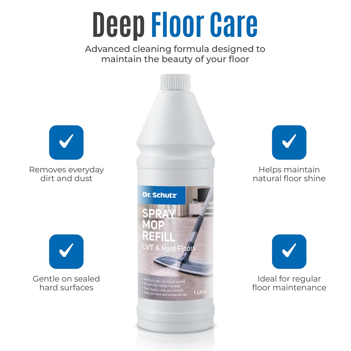 Dr. Schutz Spray Mop Refill for LVT & Hard Floors